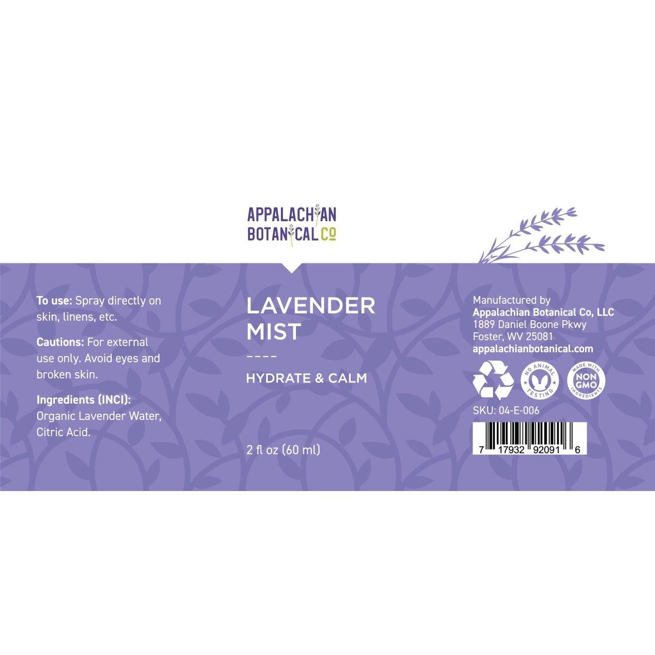 Lavender Mist-2 fl oz