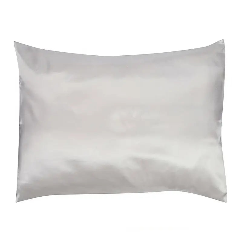 Silver Satin Pillowcase